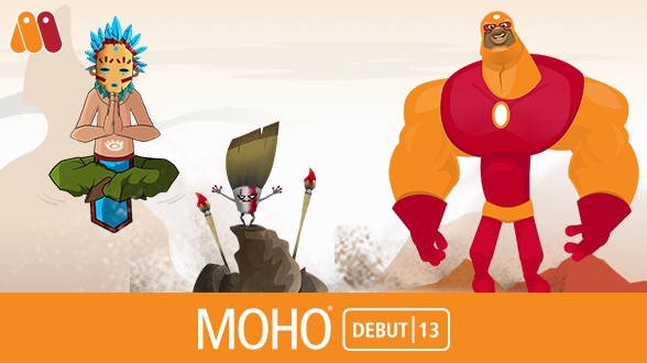 Moho Debut (โปรแกรม Anime Studio ทำอนิเมชัน) : 