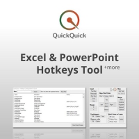 QuickQuick (โปรแกรมกำหนดปุ่มคีย์ลัดของ Excel และ PowerPoint ให้ใช้งาน และเข้าถึงได้ง่ายขึ้น)