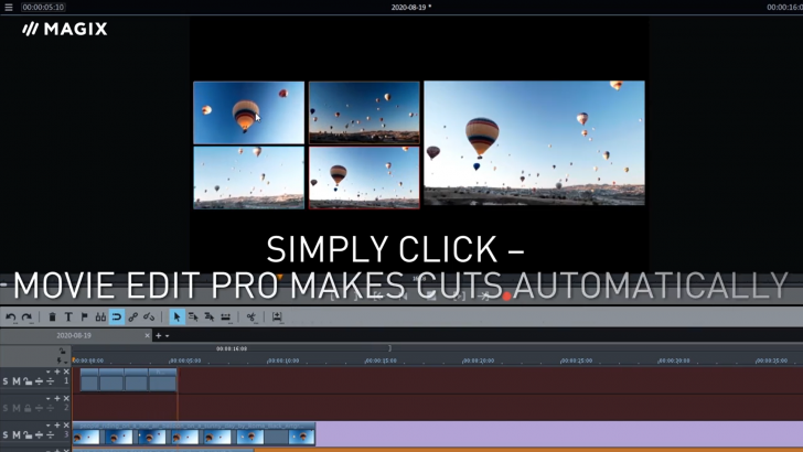 MAGIX Movie Edit Pro Plus (โปรแกรมตัดต่อวิดีโอขั้นเทพเวอร์ชันอัปเกรด) : 