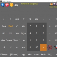 Modern Calculator (โปรแกรมเครื่องคิดเลขวิทยาศาสตร์ แคลคูลัส ฟรี) 3.0.1