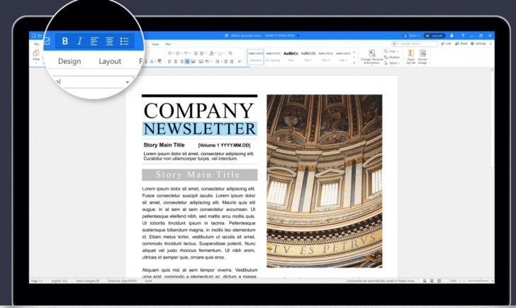 Polaris Office (ชุดโปรแกรมออฟฟิศ ใช้ร่วมกับไฟล์ Word, Excel,PowerPoint และ PDF ได้) : 