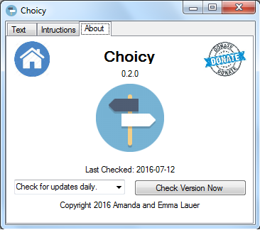 Choicy (โปรแกรม Choicy ตัวช่วยเลือก ช่วยตัดสินใจ สุ่มตัวเลือกในชีวิตประจำวัน) : 