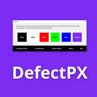 DefectPX (โปรแกรม DefectPX เช็ค Dead Pixel จุดดำบนหน้าจอ จุดเสียบนจอคอมพิวเตอร์)
