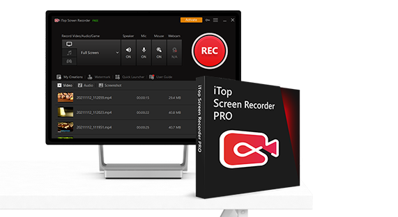 iTop Screen Recorder (โปรแกรมจับภาพ อัดวิดีโอหน้าจอพร้อมเสียง คุณภาพสูง) : 