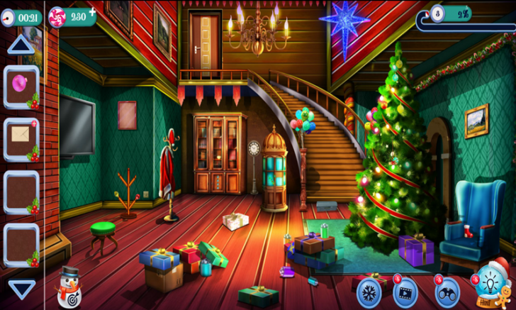 Christmas Game-The Lost Santa (เกมไขปริศนา แก้ปริศนาหาทางออกสไตล์คริสต์มาส) : 