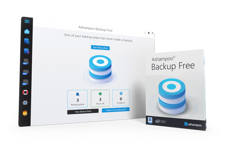 Ashampoo Backup (โปรแกรมสำรองไฟล์ ข้อมูล ใช้งานง่ายฟรี) : 