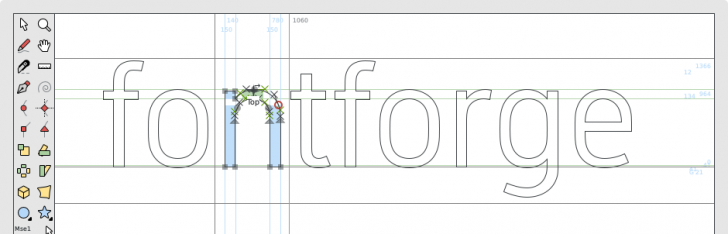 FontForge (โปรแกรม FontForge สร้างและออกแบบฟอนต์ ฟรี) : 