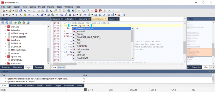 CodeLobster IDE (โปรแกรมเขียนซอร์สโค้ด แก้ไขโค้ด PHP และภาษาอื่น ๆ สำหรับทำเว็บไซต์) : 