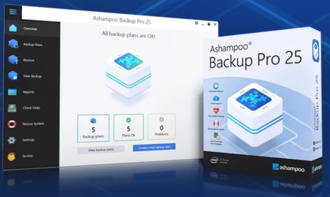โปรแกรมกู้ข้อมูล Ashampoo Backup Pro