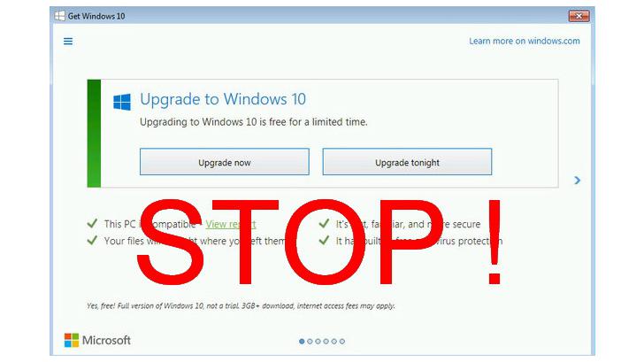 วิธีปิดข้อความเชิญชวนอัพเกรต Windows 10 ให้ไม่ขึ้นมาแจ้งเตือนอีก