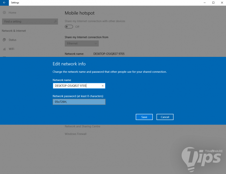 วิธีแชร์ Wi-Fi Hotspot บน PC โดยไม่ลงโปรแกรมเสริม (Windows 10)