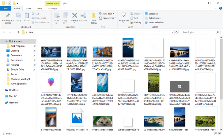 วิธีโหลดภาพ Spotlight พื้นหลังล็อกหน้าจอ บน Windows 10 มาใช้งาน