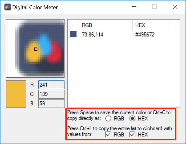 เทคนิคเช็คสี ดูโค้ดสี บนหน้าจอ ด้วยโปรแกรม Digital Color Meter ทั้งใน Windows และ Mac