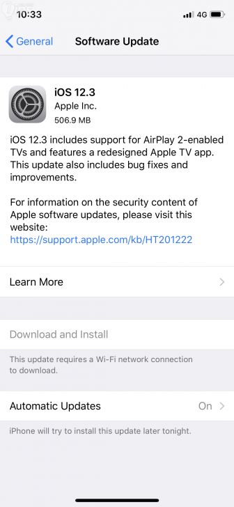 วิธีอัพเดท iOS 12.3.2 พร้อมลิงก์ดาวน์โหลด Firmware โดยตรง