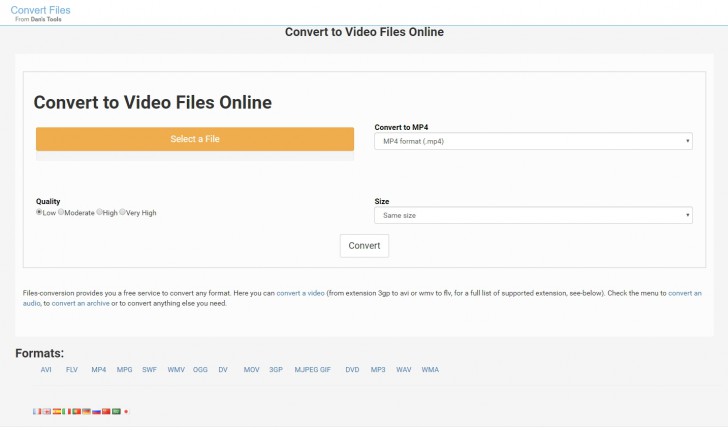 Convert to Video Files Online