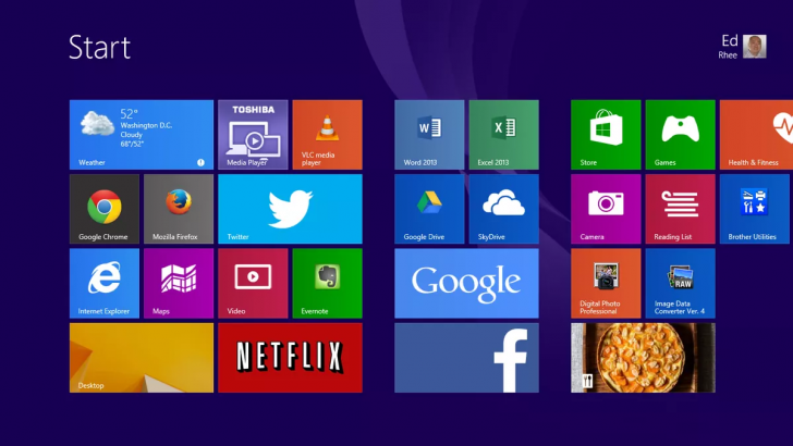Windows 8 / Windows 8.1 (ปี ค.ศ. 2012 - พ.ศ. 2555)