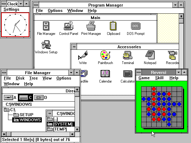 Windows 3.0 (ปี ค.ศ. 1990 - พ.ศ. 2533)
