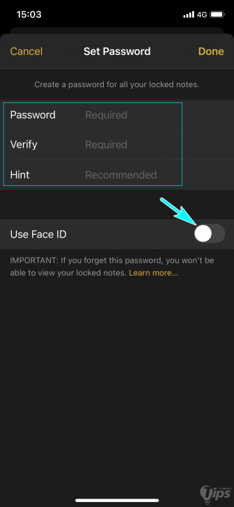 วิธีล็อกแอป Notes บน iPhone ด้วยรหัสผ่าน เพื่อปกป้องข้อมูลให้เป็นความลับ