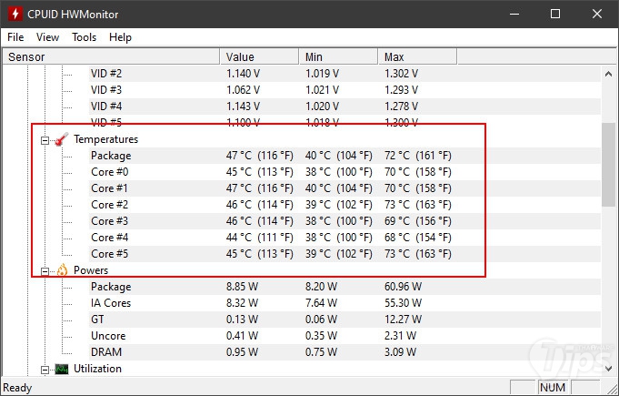 แนะนำโปรแกรมดูอุณหภูมิบนเครื่อง PC พร้อม วิธีเช็คอุณหภูมิความร้อนของ CPU