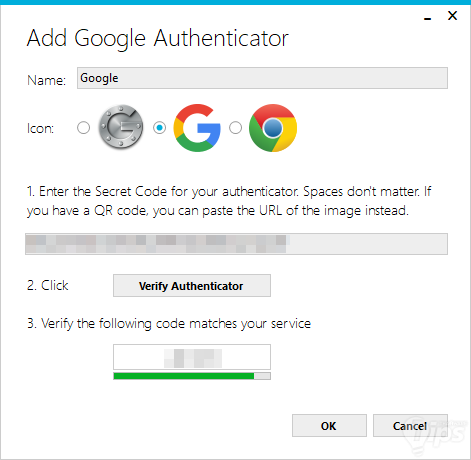 วิธีสร้างรหัส 2FA Codes ของ Google Authenticator บน Windows 10 โดยไม่ต้องใช้สมาร์ทโฟน