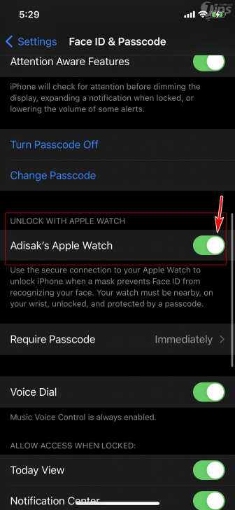 วิธีปลดล็อก iPhone ด้วย Apple Watch