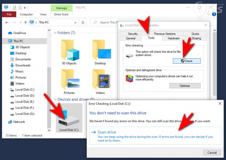 วิธีแก้ปัญหา Disk Usage 100% หรือ ดิสก์ทํางานตลอดเวลาเต็มที่ บน Windows 10 (How to fix Disk Usage 100 on Windows 10)