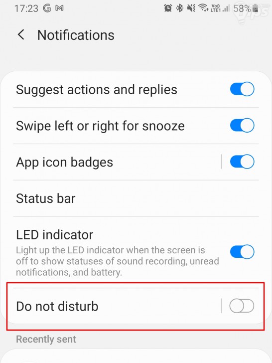 เปิดใช้งาน Do not Disturb ในสมาร์ทโฟน Android