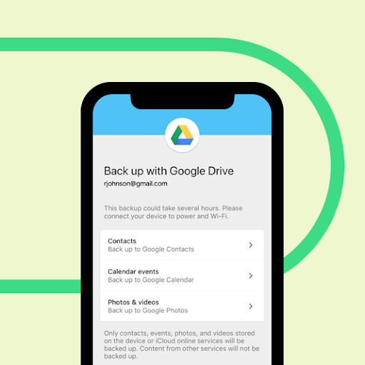 ย้ายข้อมูลจาก iPhone มายังสมาร์ทโฟน Android อื่น ๆ ผ่าน Google Drive