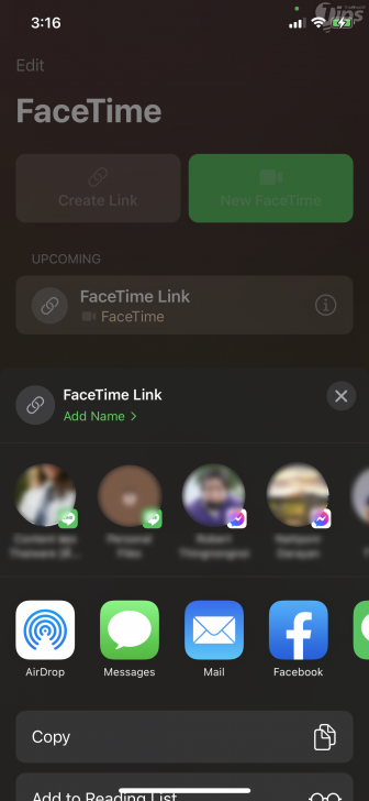 วิธีสร้างลิงก์ FaceTime เพื่อวิดีโอคอลกับ ผู้ใช้ Android และ Windows ใน iOS