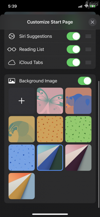 วิธีเพิ่มภาพพื้นหลังในแอป Safari บน iOS