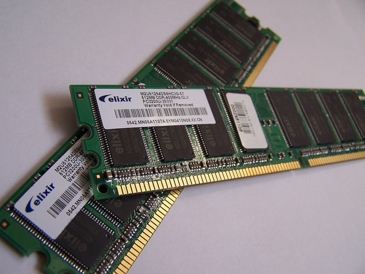 หน่วยความจำหลัก หรือ แรม (RAM - Random-Access Memory)