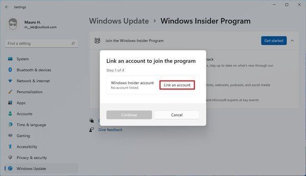 เข้าร่วม Windows Insider Program