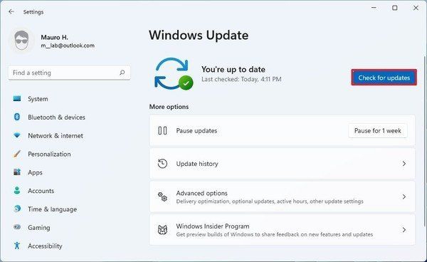 เช็ค Windows Update