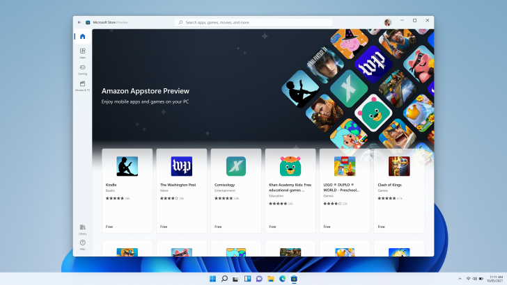 แอปพลิเคชัน Android บน Windows 11