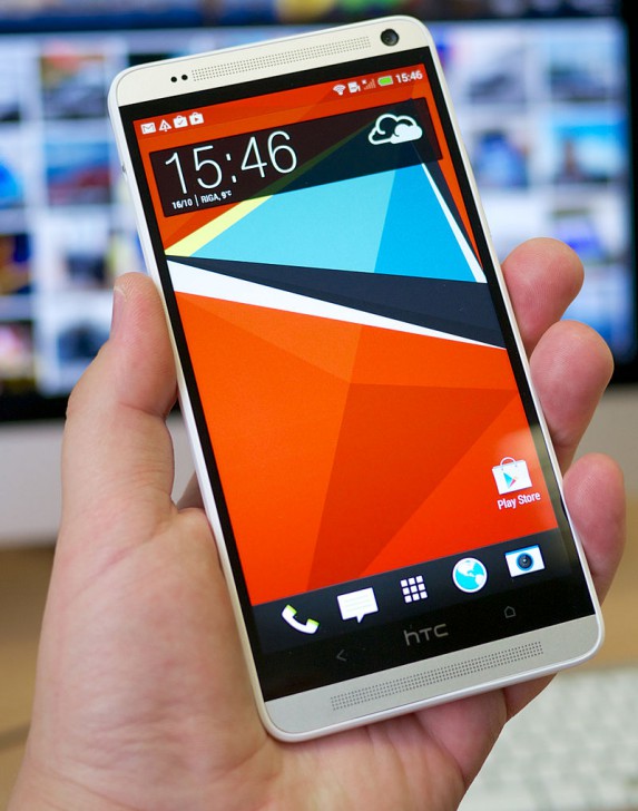 HTC One Max, a phablet introduced in 2013
