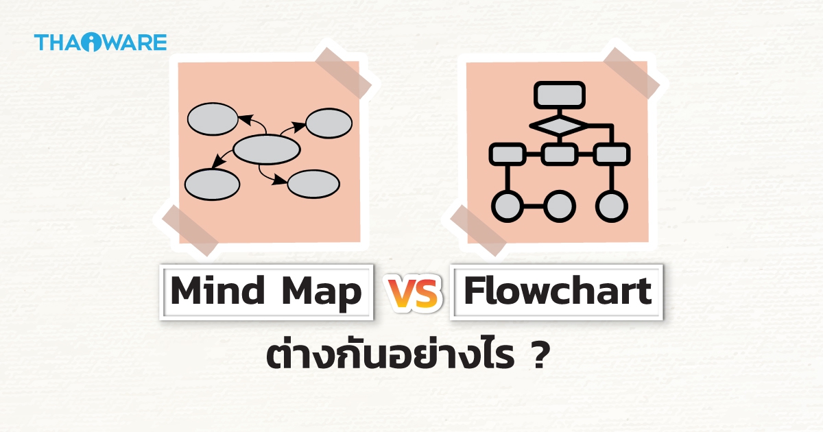 Flowchart และ Mind Map คืออะไร ? และ ทั้ง 2 แตกต่างกันอย่างไร ?