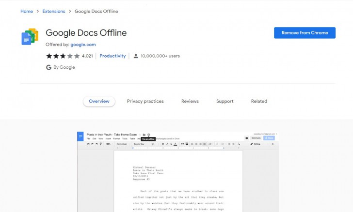 วิธีเปิดใช้ Google Docs, Google Sheets, Google Slide แบบไม่เชื่อมต่ออินเทอร์เน็ต (Offline Mode)