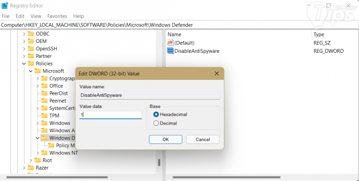 วิธีปิด Windows Defender แบบถาวร (How to turn off Windows Defender permanently ?)