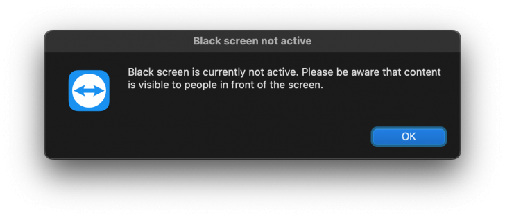 ยกเลิก Black Screen บน TeamViewer