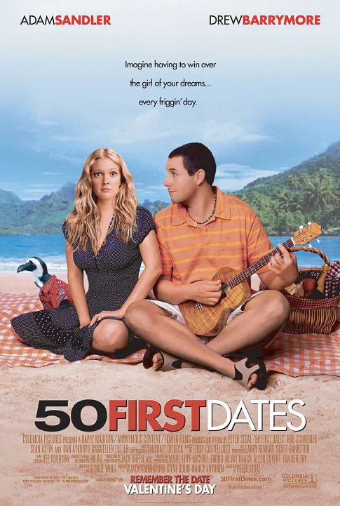 หนัง ภาพยนตร์ 50 First Dates ค.ศ. 2004 (พ.ศ. 2547)