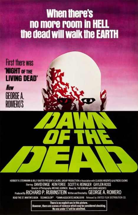หนัง ภาพยนตร์ Dawn of the Dead ค.ศ. 1978 (พ.ศ. 2521)