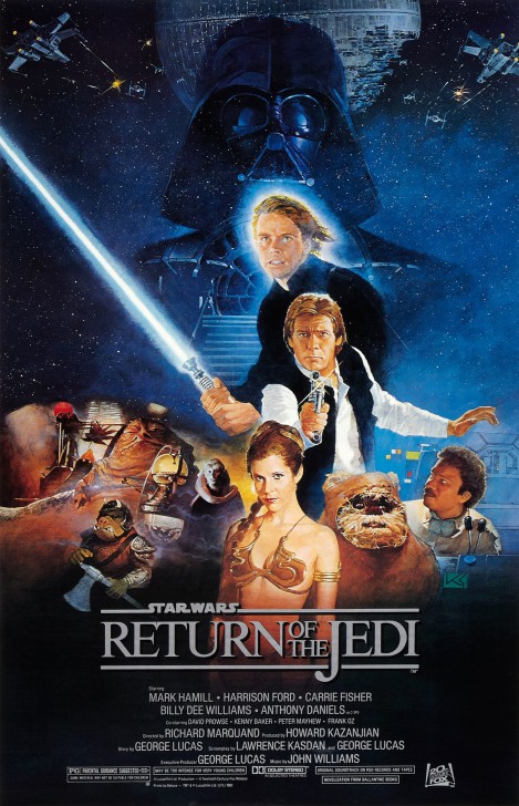 โปสเตอร์หนัง ภาพยนตร์ Star Wars: Episode VI - Return of the Jedi ค.ศ. 1983 (พ.ศ. 2526)