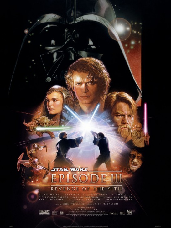 โปสเตอร์หนัง ภาพยนตร์ Star Wars: Episode III - Revenge of the Sith ค.ศ. 2005 (พ.ศ. 2548)