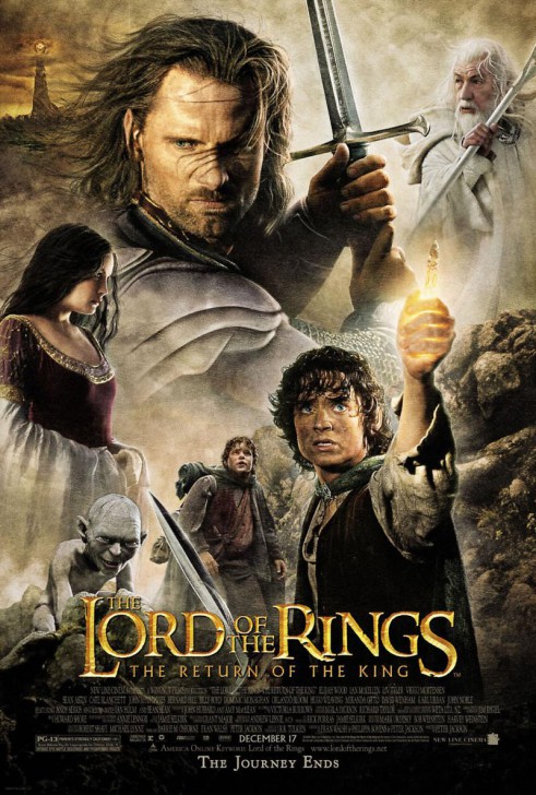 โปสเตอร์หนัง ภาพยนตร์ The Lord of the Rings : The Return of the King ค.ศ. 2003 (พ.ศ. 2546)