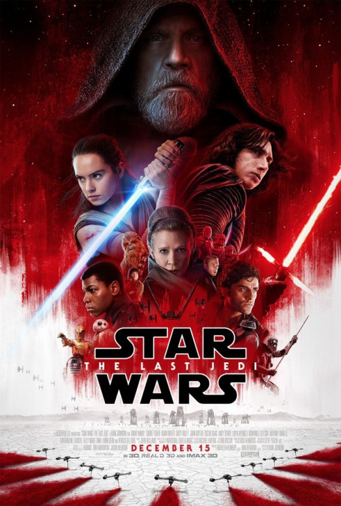 โปสเตอร์หนัง ภาพยนตร์ Star Wars: Episode VIII - The Last Jedi ค.ศ. 2017 (พ.ศ. 2560)