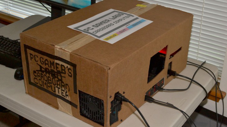 เคสคอมพิวเตอร์ ที่ทำขึ้นมาเอง จากกล่องกระดาษ (Computer Case made from Paper Box)