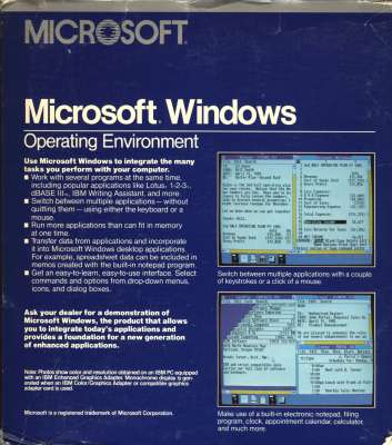 Microsoft 1.0 ที่มาพร้อมกับแผ่น Floppy Disk แบบ 5.25" จำนวน 4 แผ่น