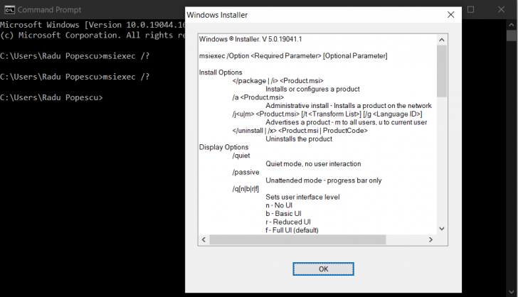 การทำ Silent Install ผ่าน Command Prompt บนระบบปฏิบัติการ Windows