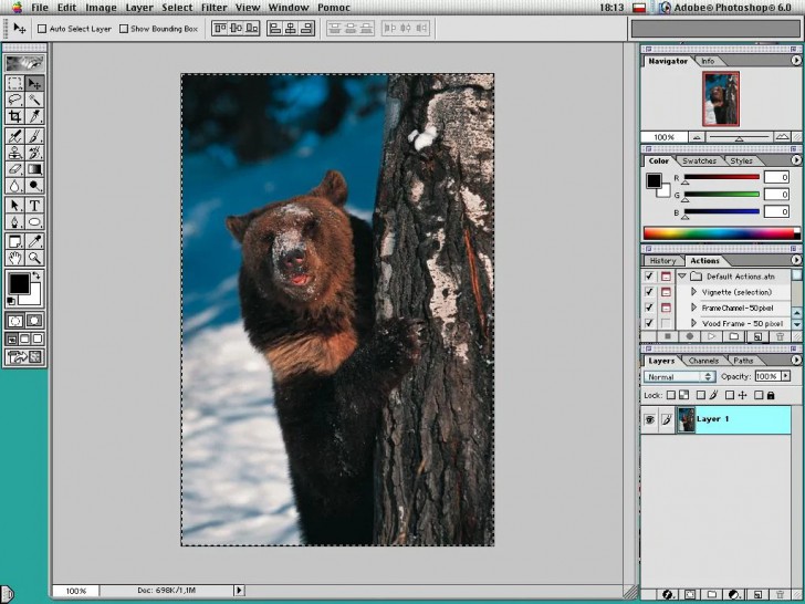 โปรแกรม Adobe Photoshop 6