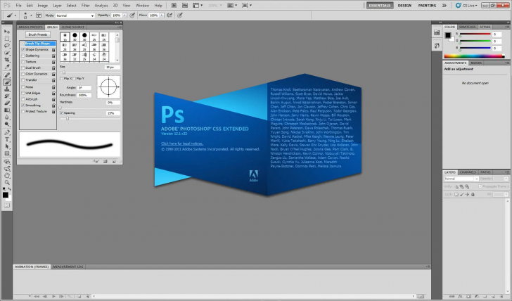 โปรแกรม Adobe Photoshop CS5 หรือ Photoshop 12
